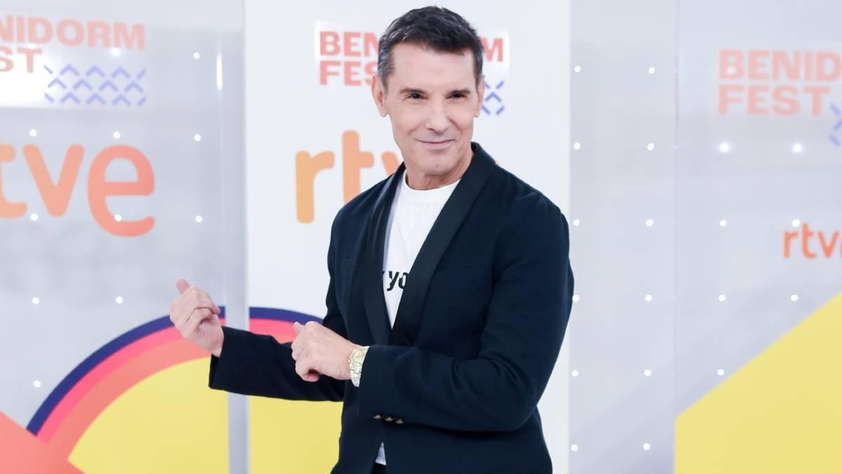 Jesús Vázquez, durante la presentación del 'Benidorm Fest'