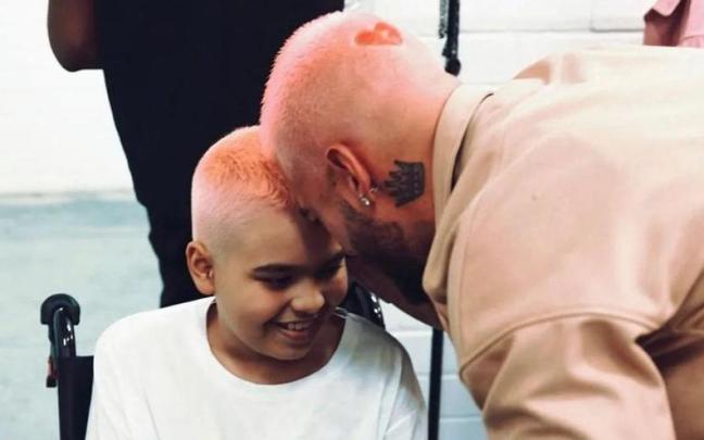 Maluma junto a Bastian.