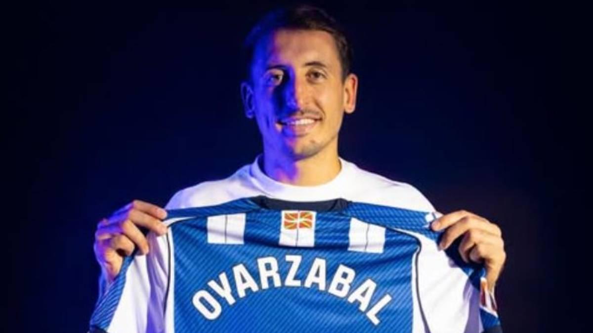 Mikel Oyarzabal, en una imagen subida a sus redes sociales