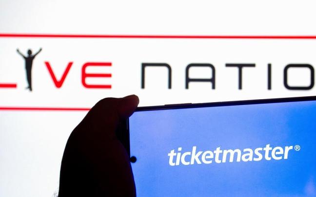 Logos de Live Nation y Ticketmaster.