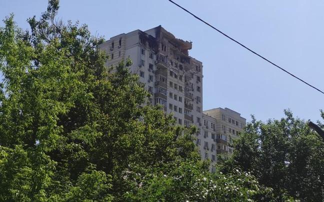 Rusia continúa bombardeando con drones la capital ucraniana Rusia continúa bombardeando con drones la capital ucraniana