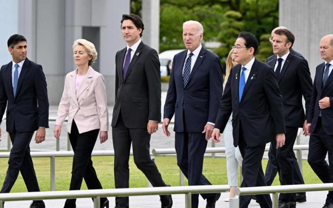 Inicio de la cumbre del G7 en Hiroshima.