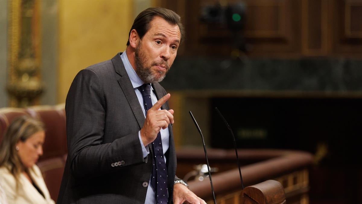 Óscar Puente, en el Congreso.