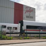 Fachada de la planta de Talgo en Rivabellosa.