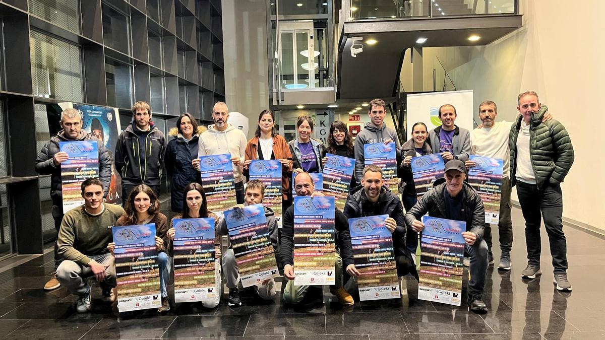Presentación de la edición 2026 de la liga de carreras de montaña Goierri Kopa Trail.