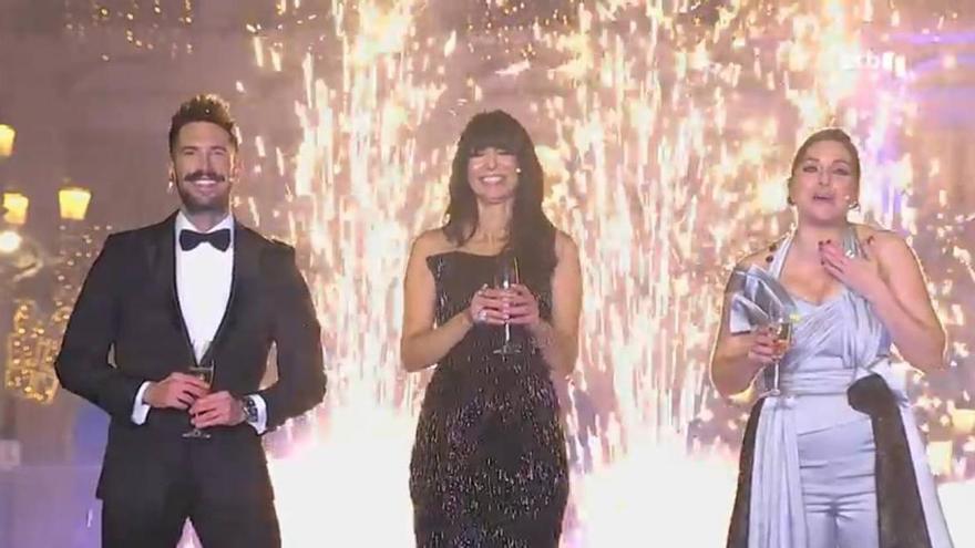 Leire Martínez en la retransmisión de las Campanadas