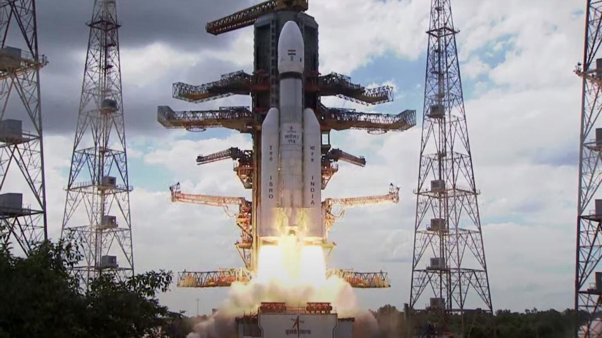 Despegue de la misión Chandrayaan-3.