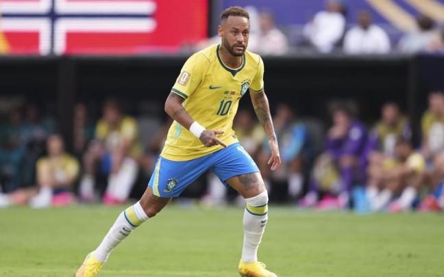 Neymar, durante la pasada Copa del Mundo.