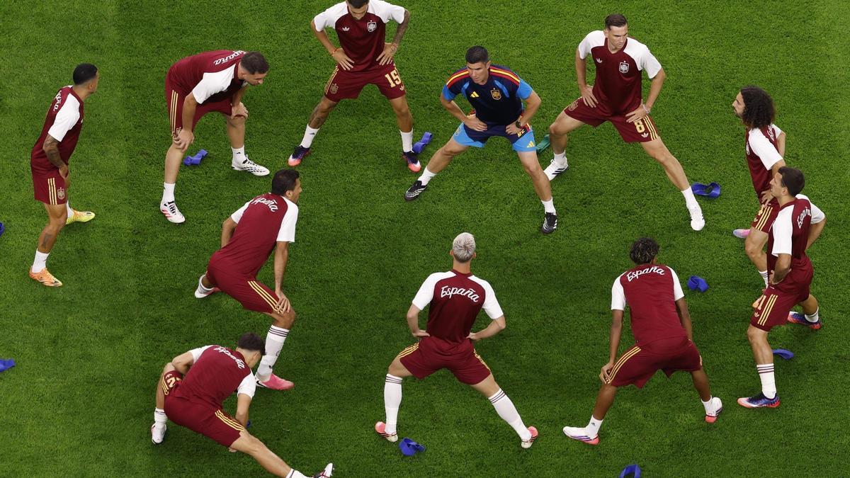La selección española repite equipo en la final frente a Argentina