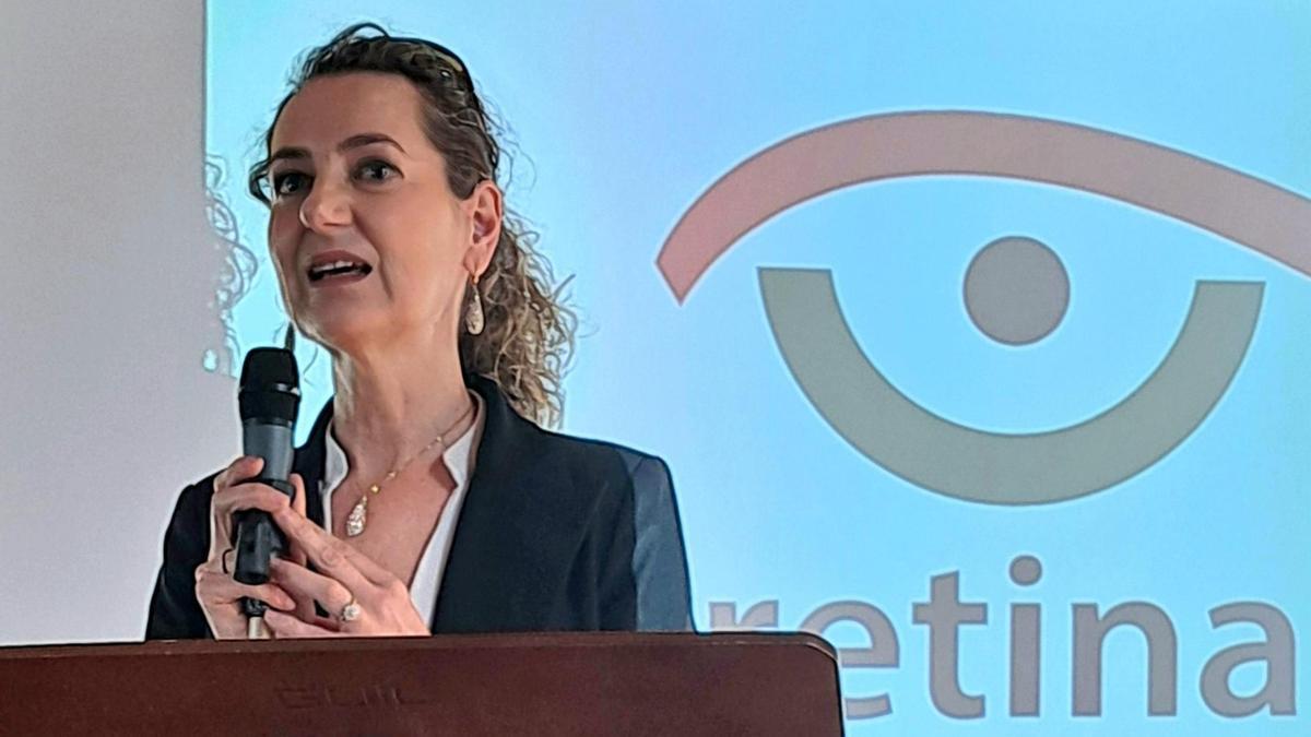 Arantza Uliarte es la presidenta de la asociación Retina Bizkaia Begisare.