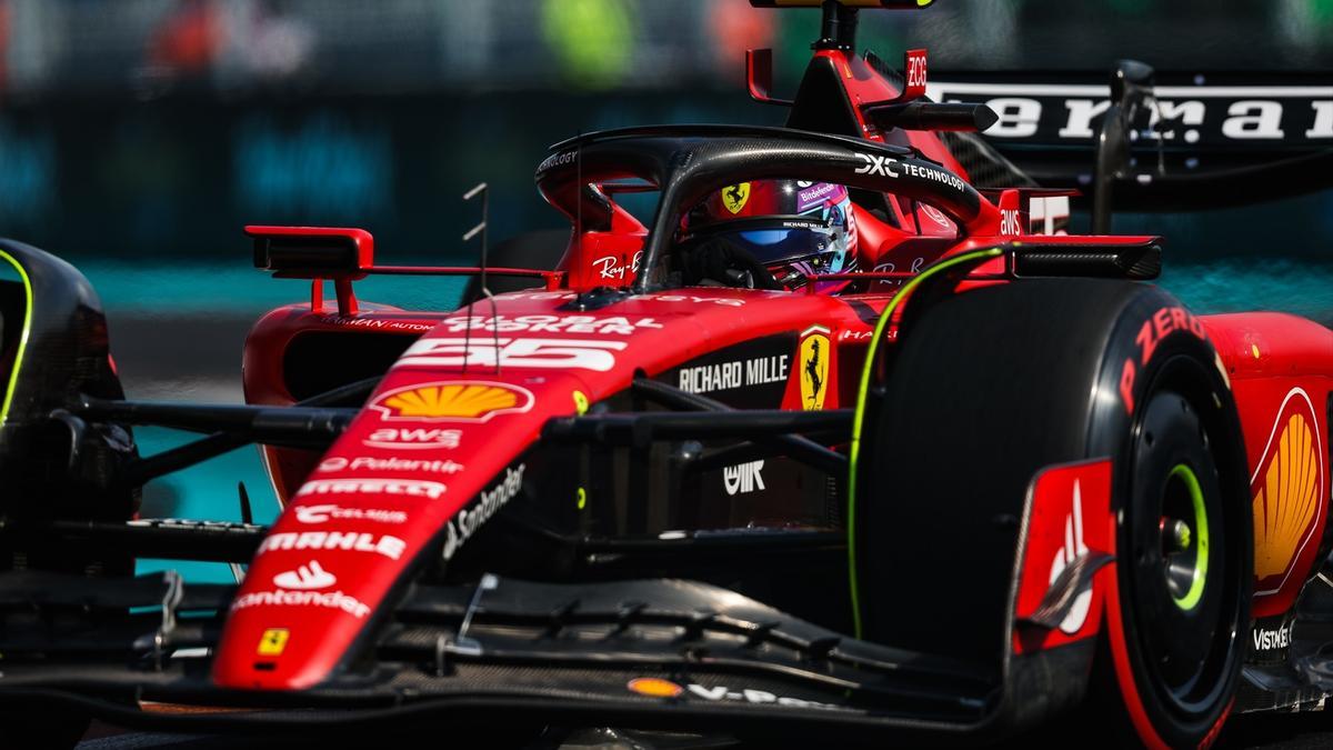 El piloto de Ferrari Carlos Sainz.