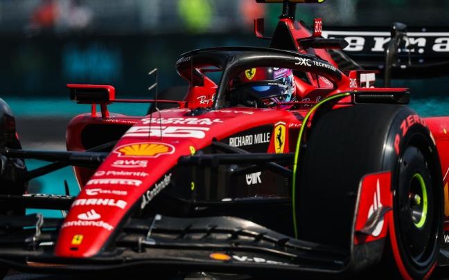 El piloto de Ferrari Carlos Sainz. El piloto de Ferrari Carlos Sainz.