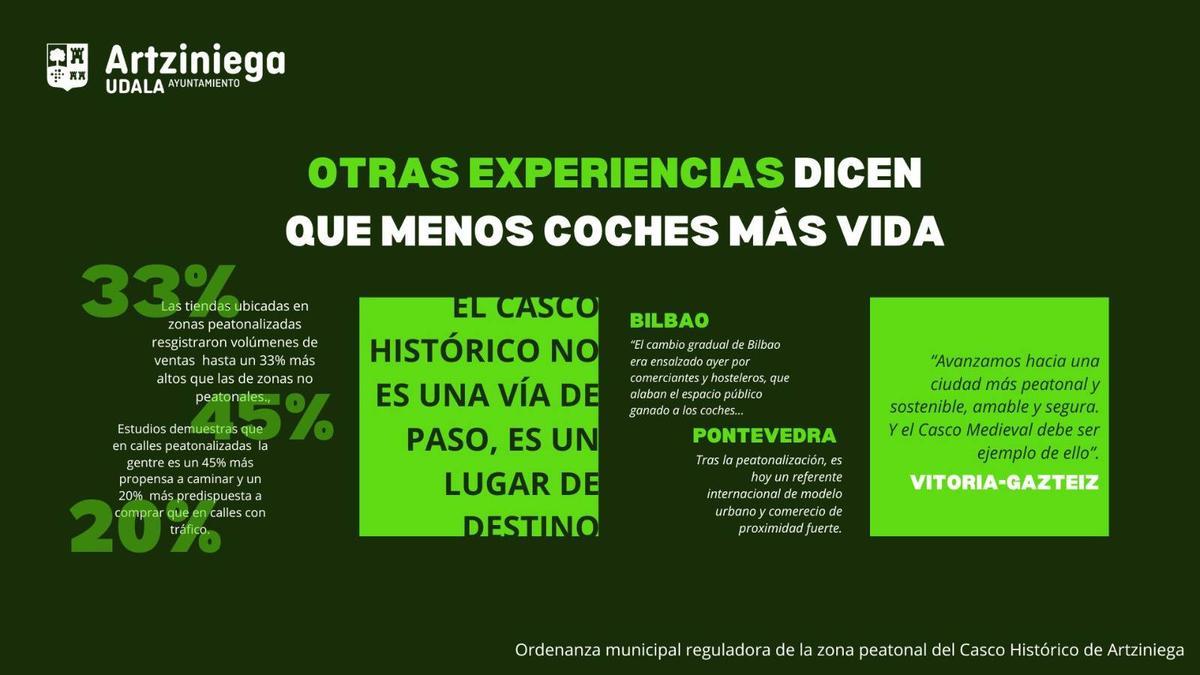 Otras experiencias hablan de menos tráfico más vida