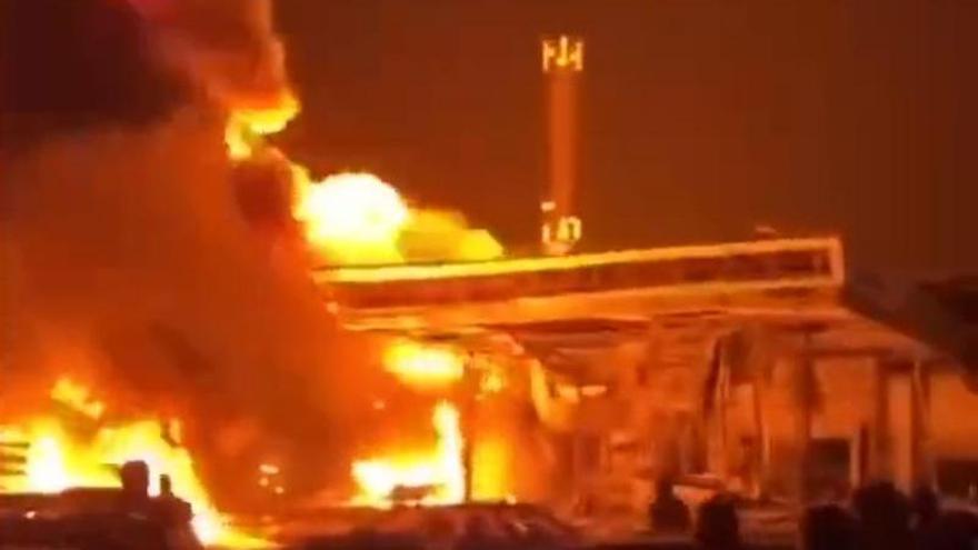 Explosión en una gasolinera en la región rusa de Daguestán.