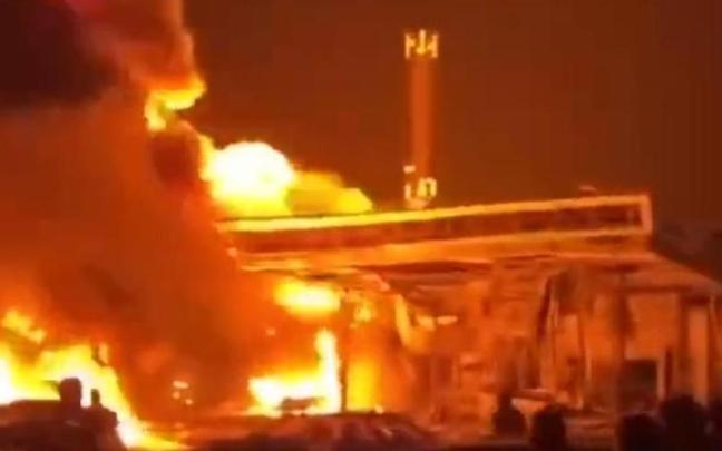 Explosión en una gasolinera en la región rusa de Daguestán.