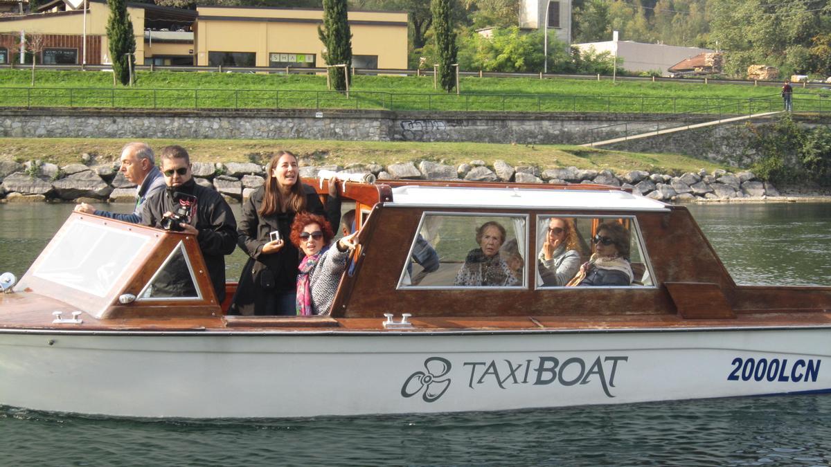 Taxi Boat para navegar por los ramales del Lago Como.