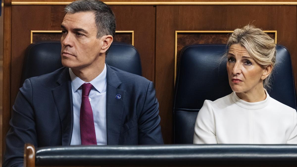 Sánchez rebate a Sumar y afirma que el auge de Vox no es por el Gobierno, sino por el PP.