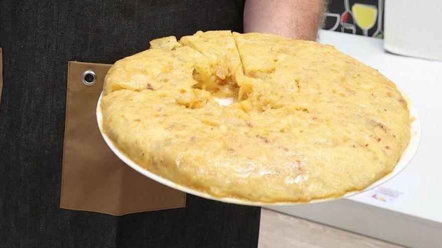 La tortilla de patata de la cafetería Elizalde de Pamplona.