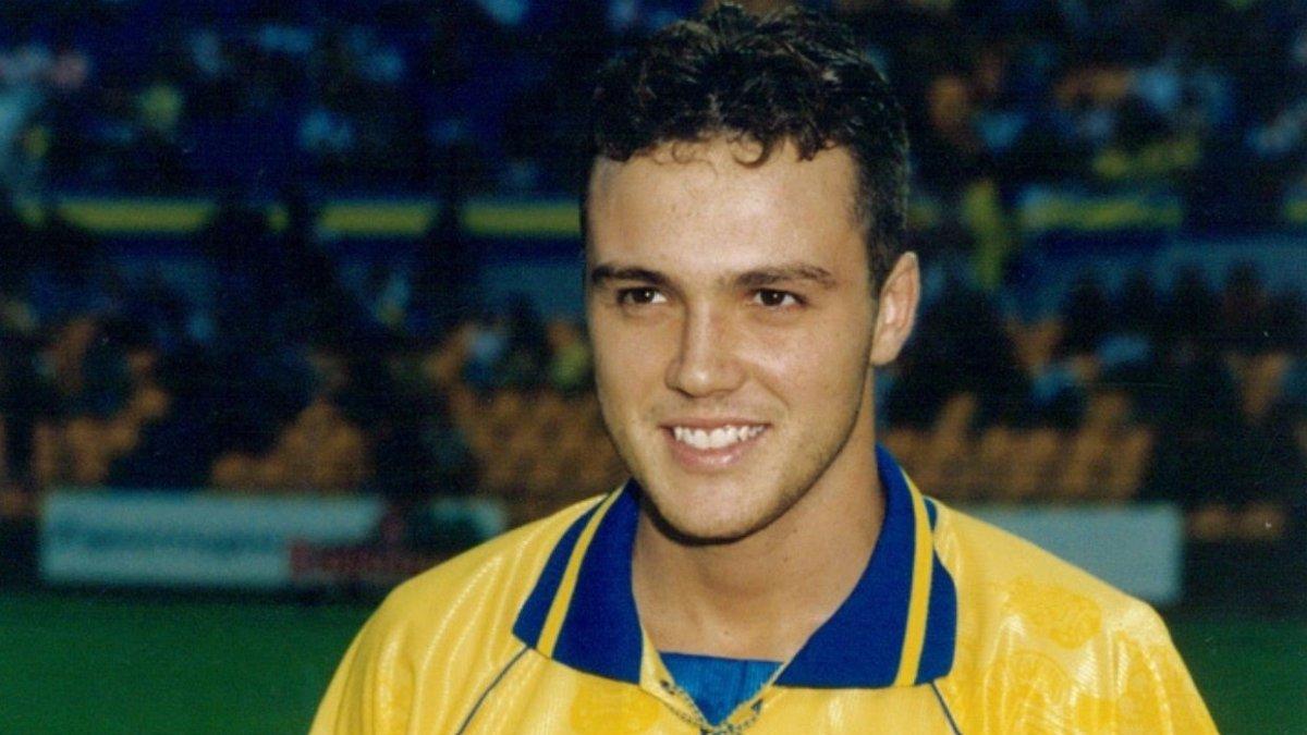 Ángel Sánchez con la UD Las Palmas