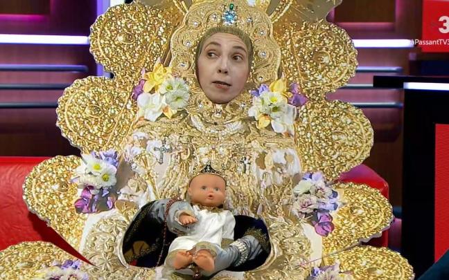 La parodia de la Virgen del Rocío de TV3. La parodia de la Virgen del Rocío de TV3.