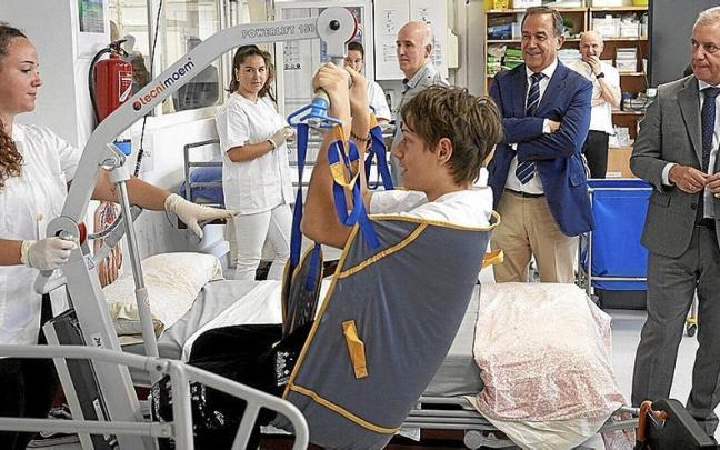 Iñigo Urkullu, ayer en su visita al Centro Integrado de Formación Profesional Easo Politeknikoa de Donostia. | FOTO: IREKIA Iñigo Urkullu, ayer en su visita al Centro Integrado de Formación Profesional Easo Politeknikoa de Donostia. | FOTO: IREKIA
