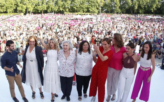 Cierra de campaña electoral de Sumar en Madrid