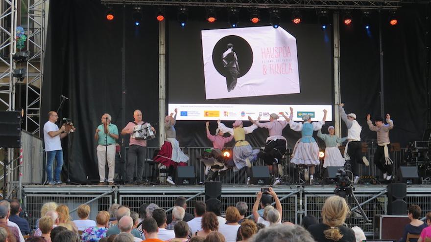 La presentación del documental, hace un año en Zumarraga.
