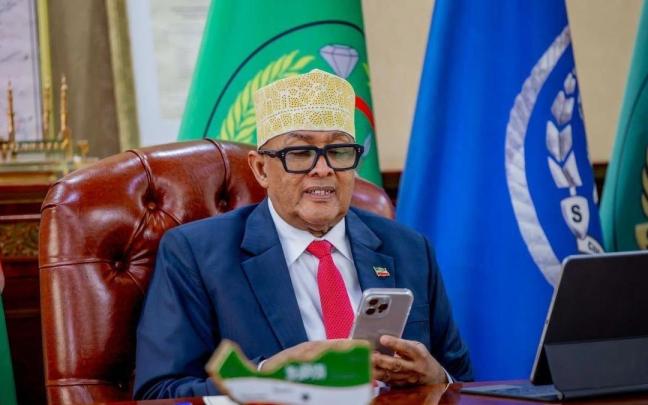 El presidente de la región separatista somalí, Abdirahman Moham.