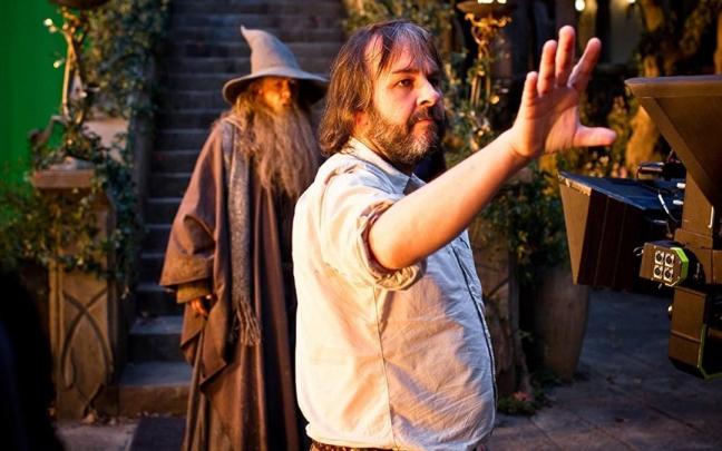 Peter Jackson, durante el rodaje de 'El Hobbit: Un viaje inesperado'.
