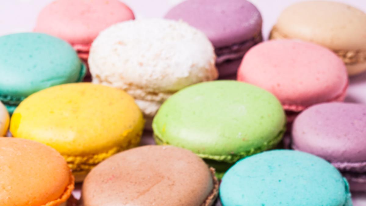 'Macarons' de diferentes sabores.