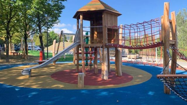 El parque de Bizkotxalde está sufriendo daños por actos vandálicos / Ayuntamiento de Basauri El parque de Bizkotxalde está sufriendo daños por actos vandálicos