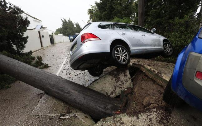En imágenes: Andalucía tiene seis ríos en nivel rojo y 3.000 personas desalojadas en Cádiz, Jaén y Málaga