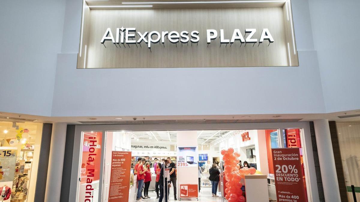 Tienda de AliExpress en España.