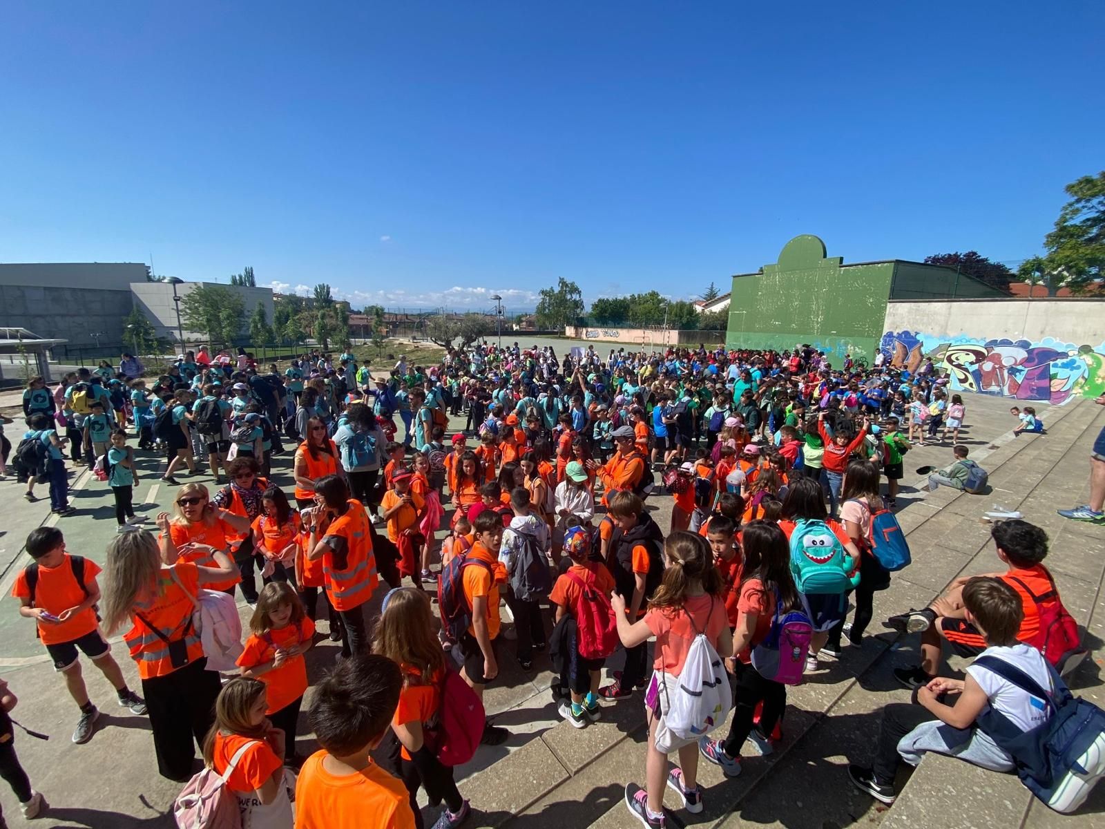 El encuentro de escolares de la pasada edición de EKA