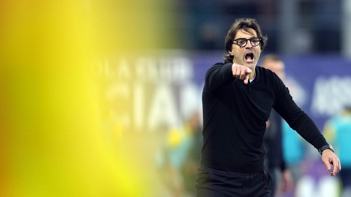 Paolo Vanoli, técnico de la Fiorentina.