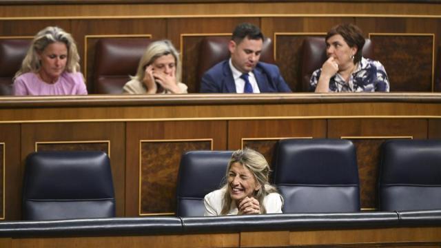 Yolanda Díaz en el pleno del Congreso de los Diputados. / EFE Yolanda Díaz en el pleno del Congreso de los Diputados.