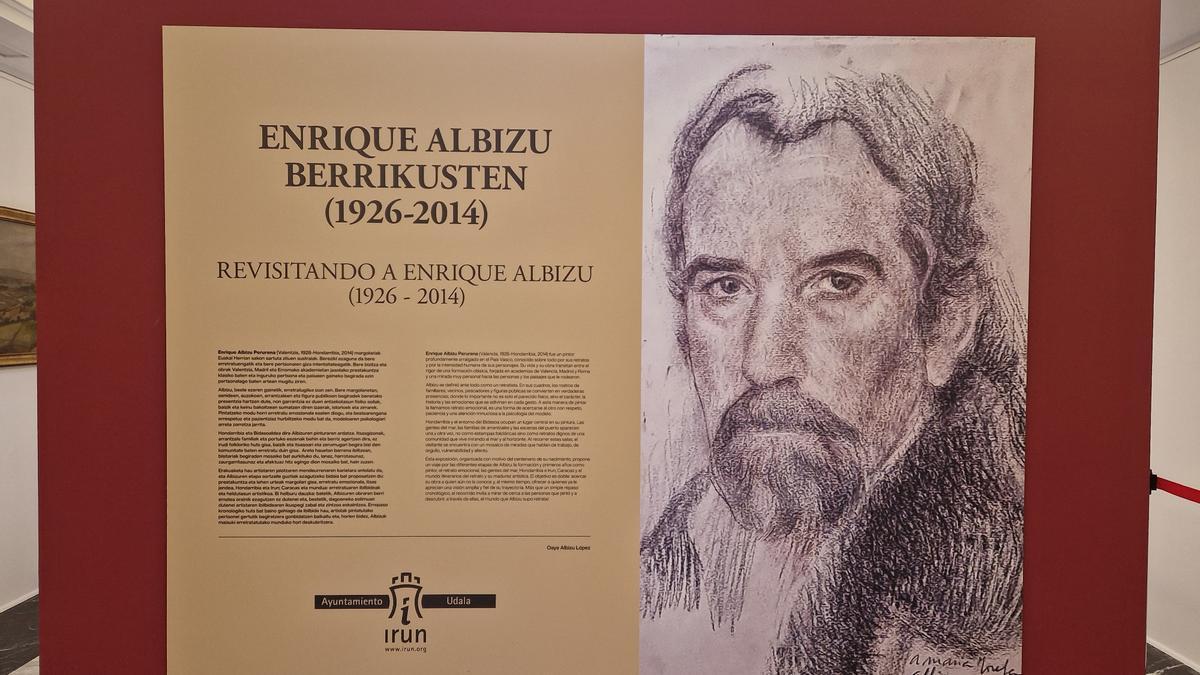 Exposición sobre Enrique Albizu en Irun.