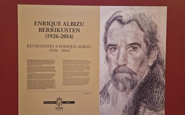 Exposición sobre Enrique Albizu en Irun.