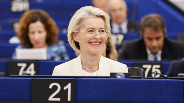 Ursula von der Leyen, presidenta de la Comisión Europea.