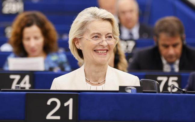 Ursula von der Leyen, presidenta de la Comisión Europea.