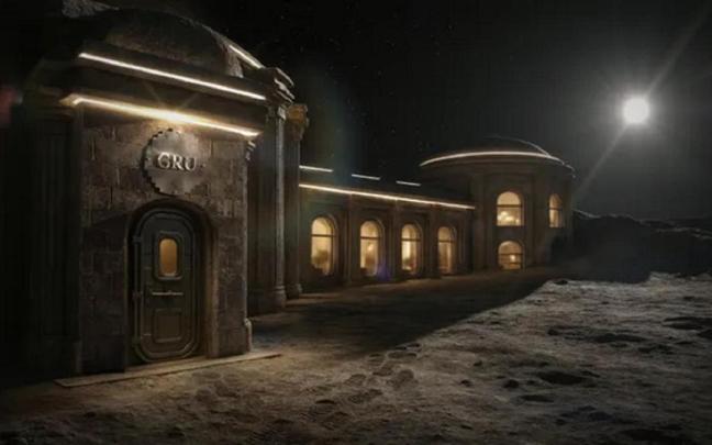 Recreación del primer hotel de la Luna.