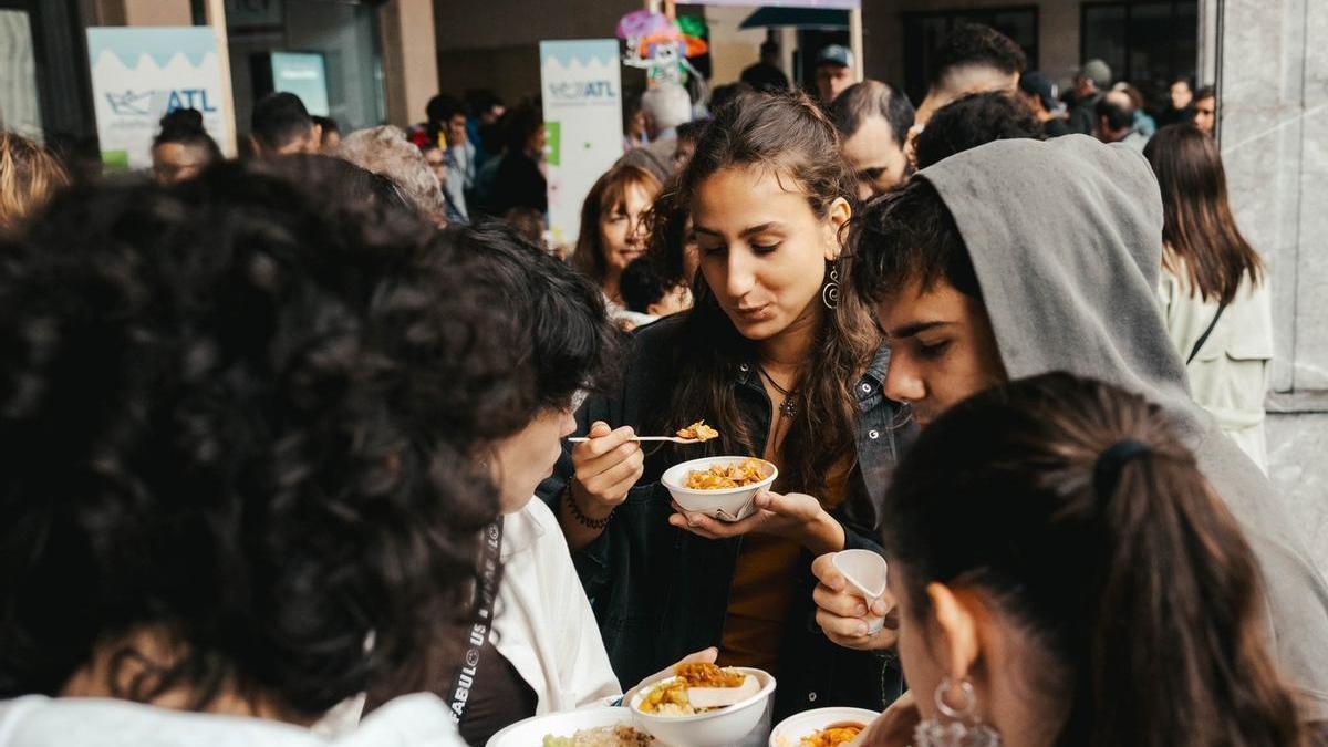 Degustación de platos del mundo