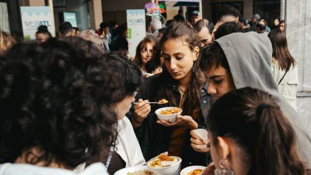 Degustación de platos del mundo