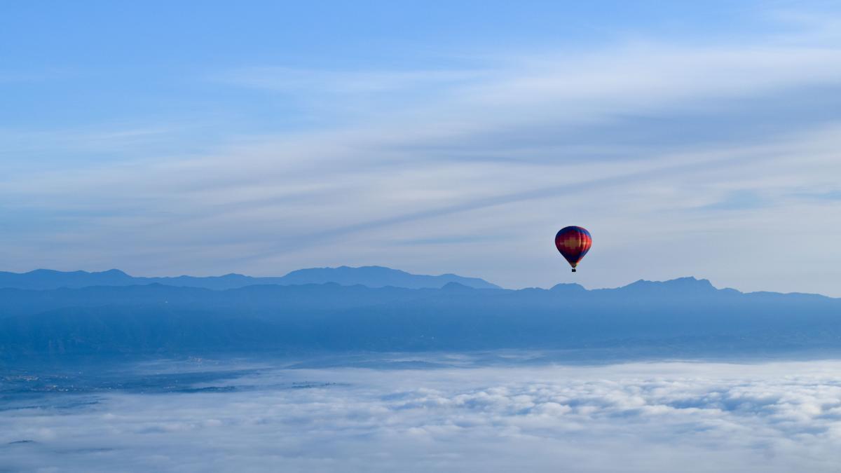 Volar junto al Montseny no se olvida.