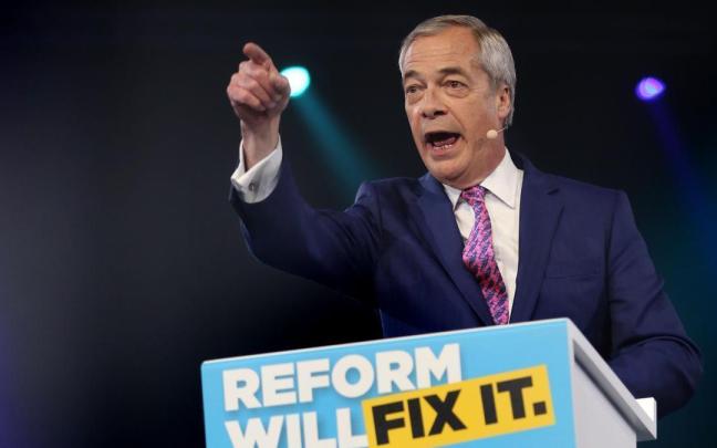 El polémico Nigel Farage, líder de Reforma. / EP El polémico Nigel Farage, líder de Reforma.