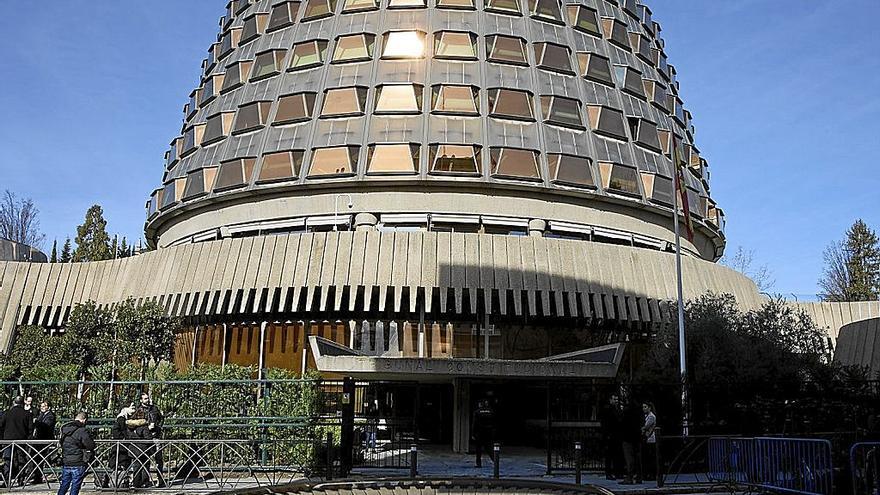 Fachada de la sede del Tribunal Constitucional. | FOTO: E.P.