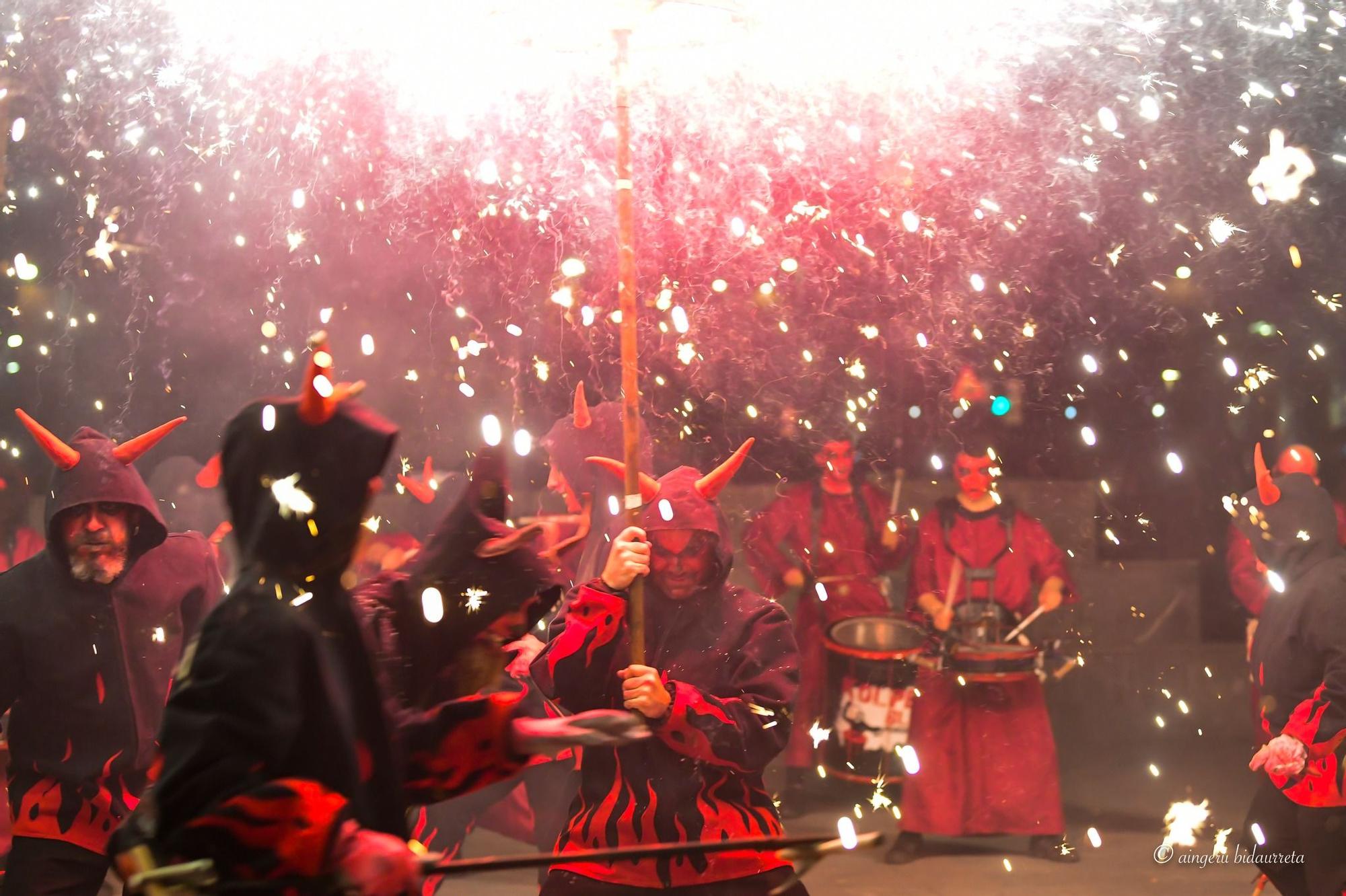 Los personajes de Lekittoko Deabruak tomarán la villa la noche del sábado con su Akelarre Foc