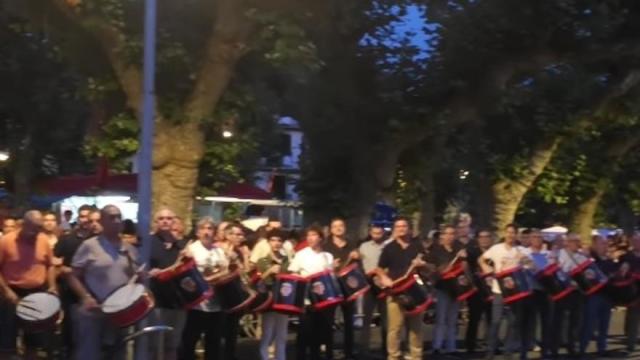 Ensayo de Tamborrada y Banda
