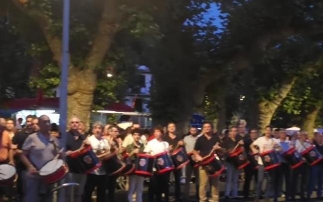 Ensayo de Tamborrada y Banda