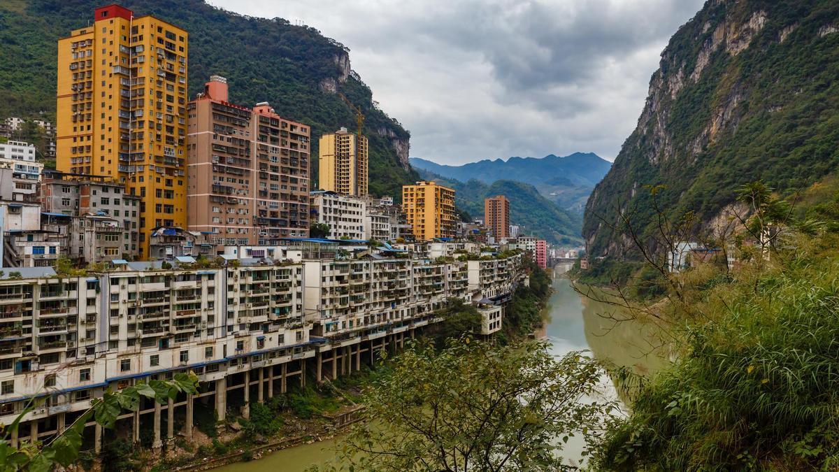 La ciudad más estrecha del mundo.